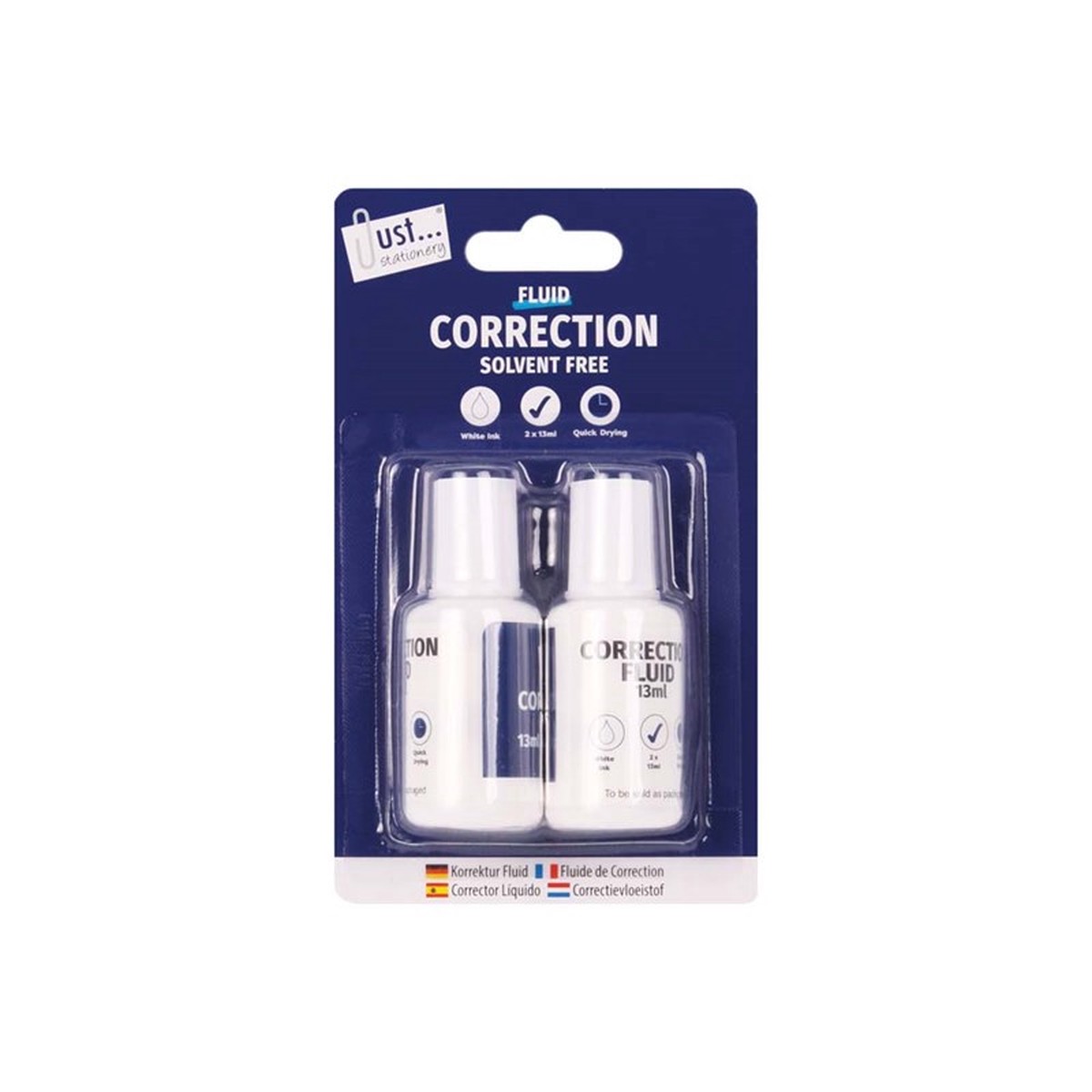 2 Bottles of 13ml Correction Fluid