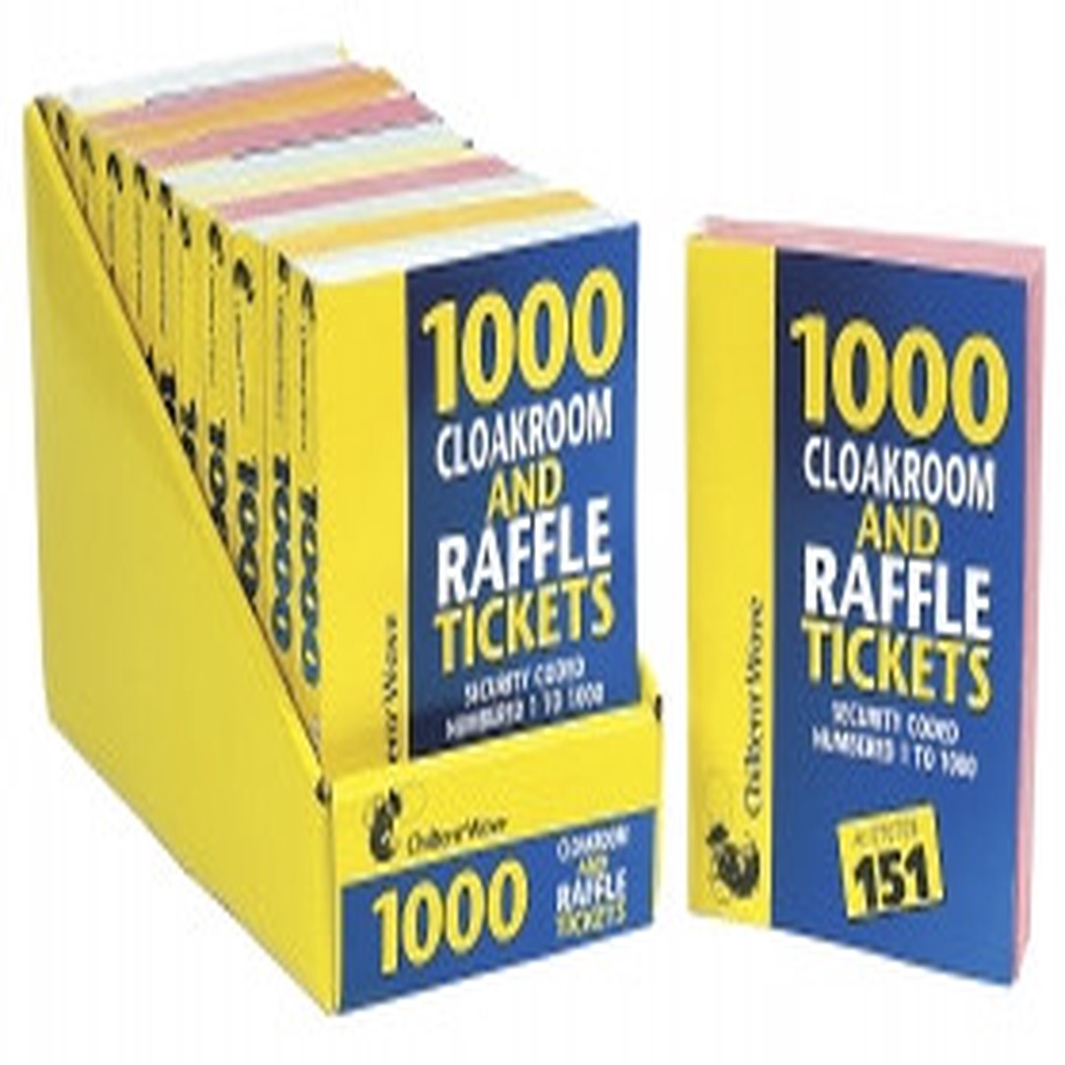 1000 Raffle & Cloakroom Tickets