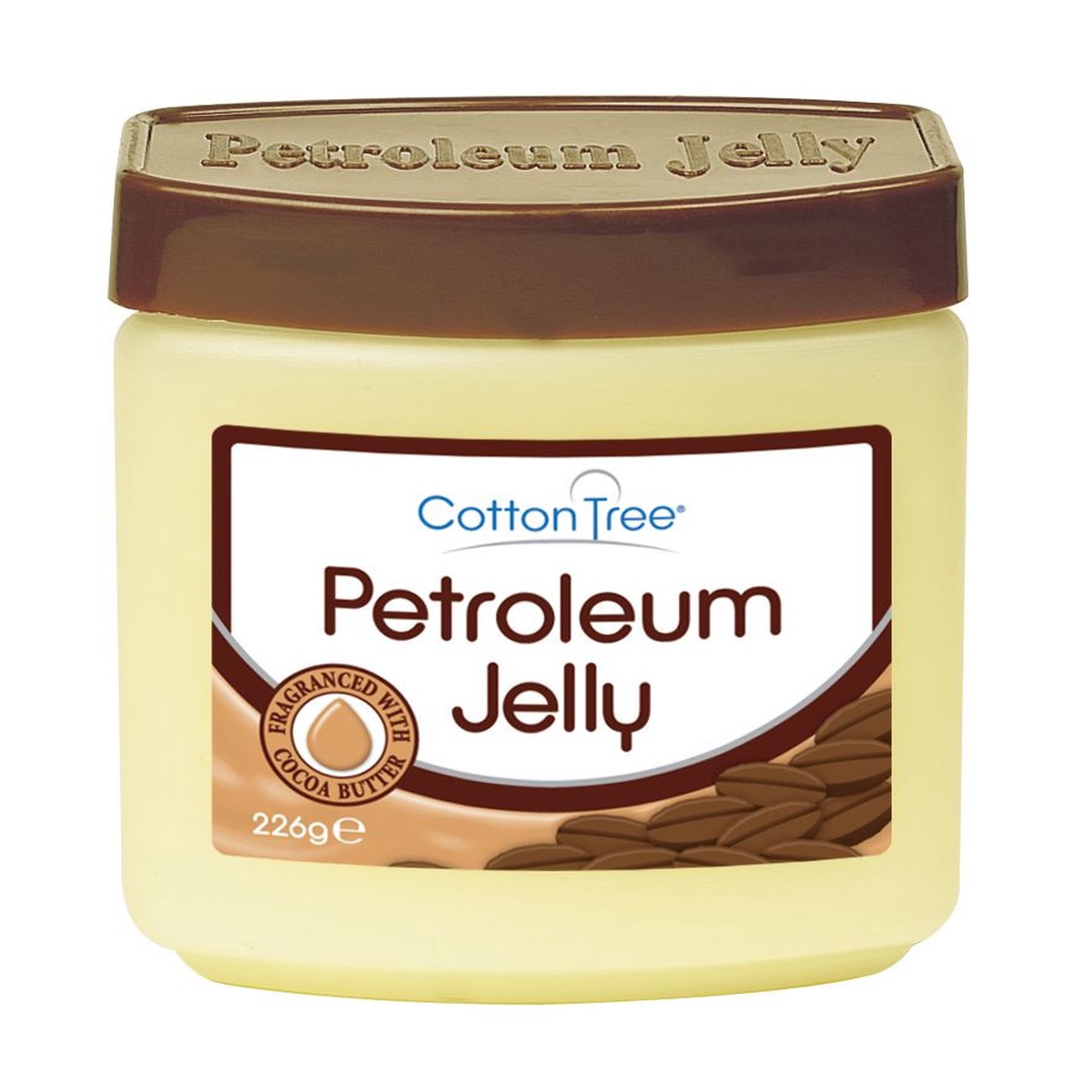 Cotton Tree Petroleum Jelly Fragranced with Cocoa Butter 226g