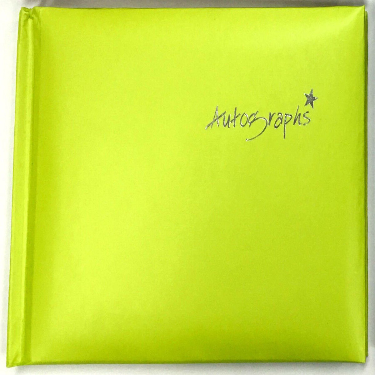 Green Autograph Book 100 pages - Signature End of Term School Leavers