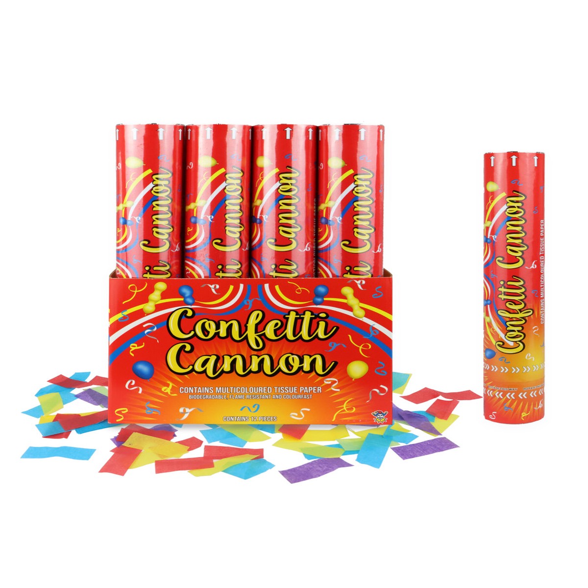 Party Time Multicolour Paper Confetti Shooter 30cm