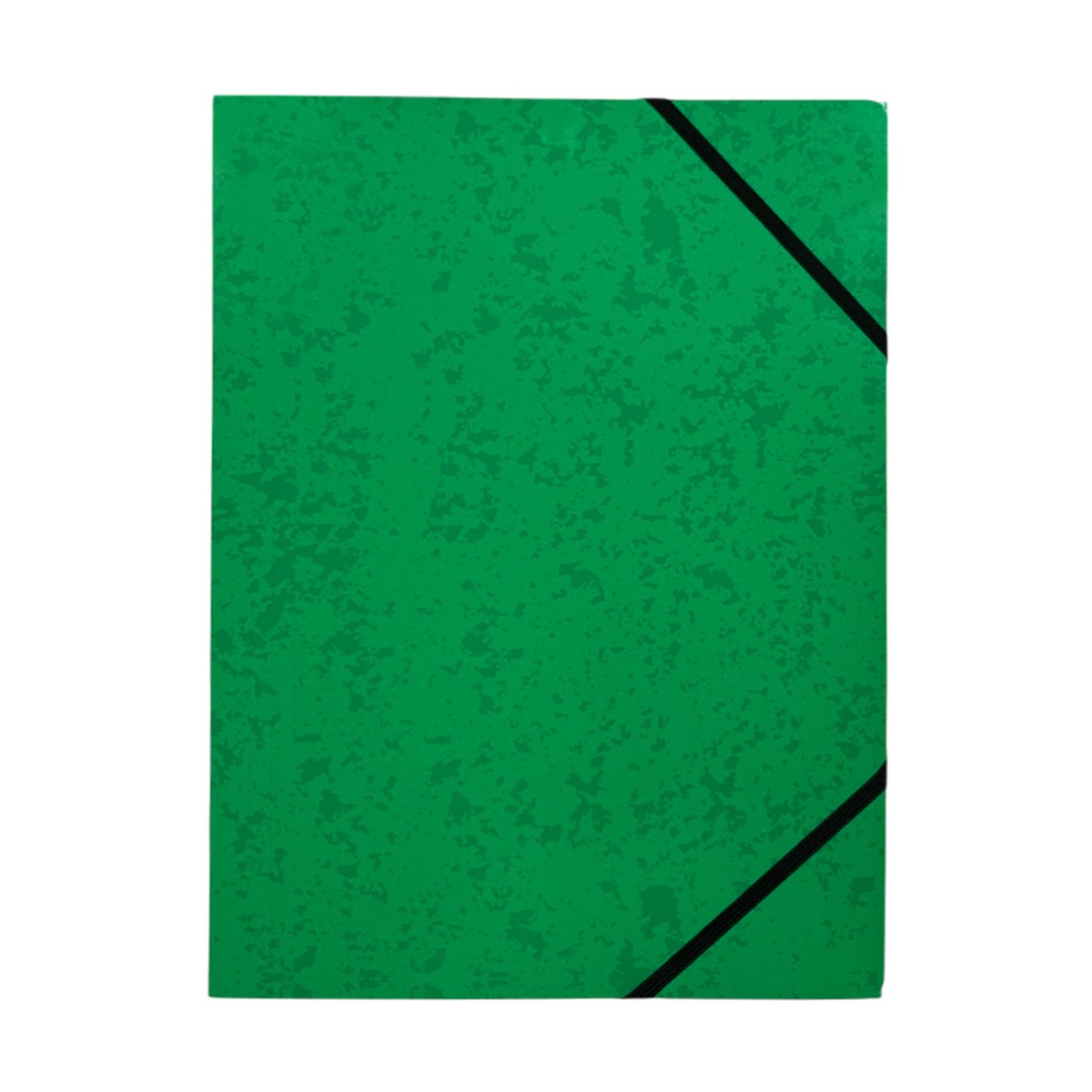 A4 Green Card 3 Flap Folder With Elastic Closure
