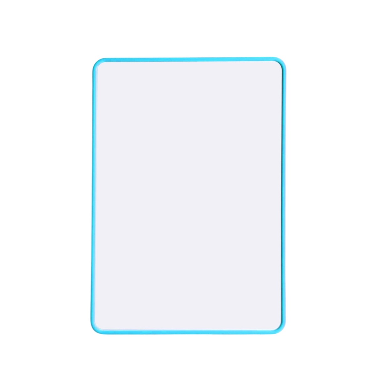 A4 Double Sided Magnetic Erasable MDF Plain Whiteboard With Blue Border
