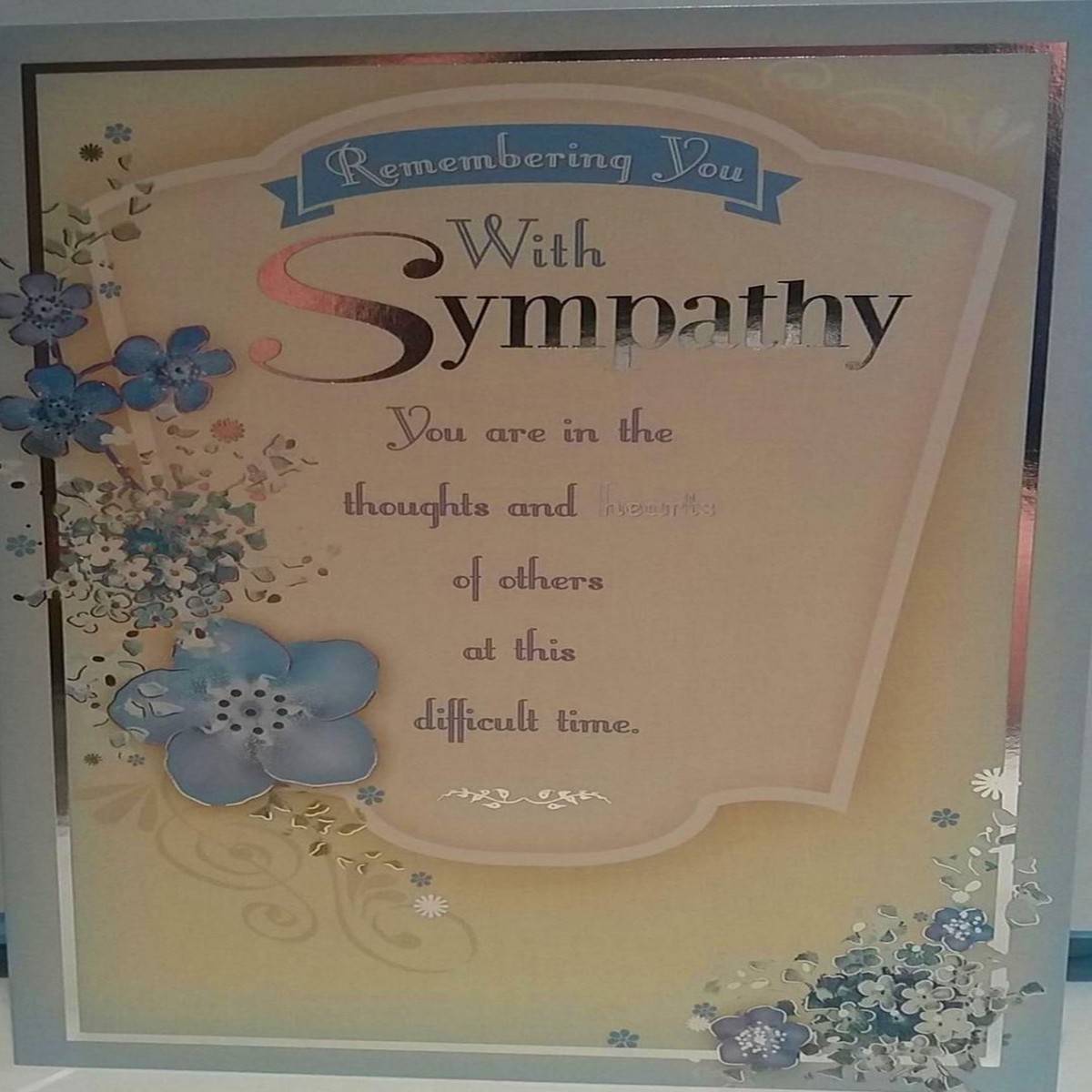 Remembering You With Sympathy