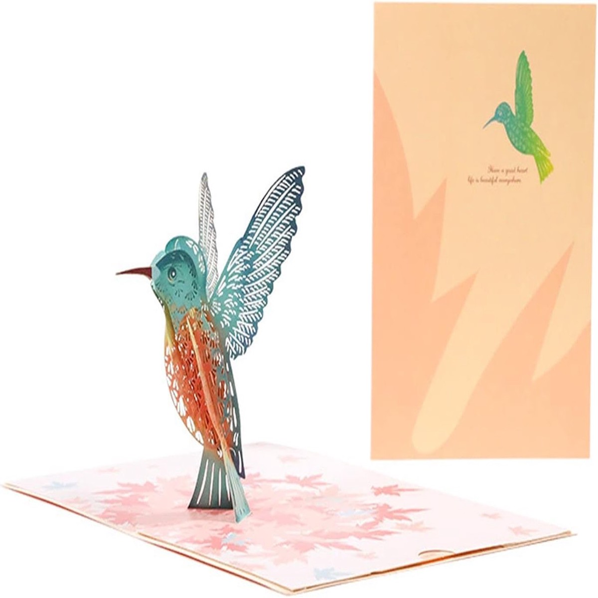 Whispers of Maple & Wings 3D Pop Up Greeting Card - Birthday Mother's Day