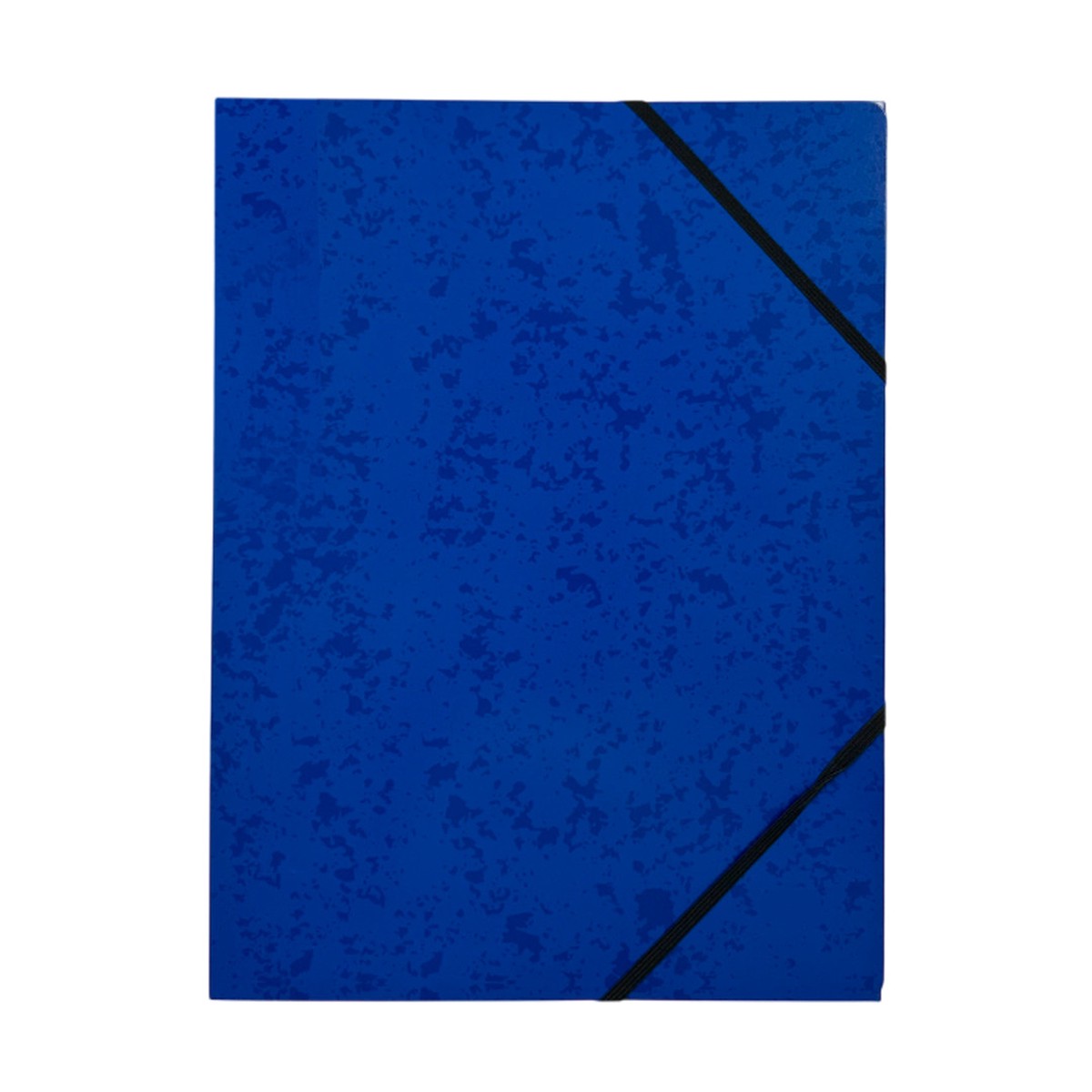 A4 Blue Card 3 Flap Folder With Elastic Closure