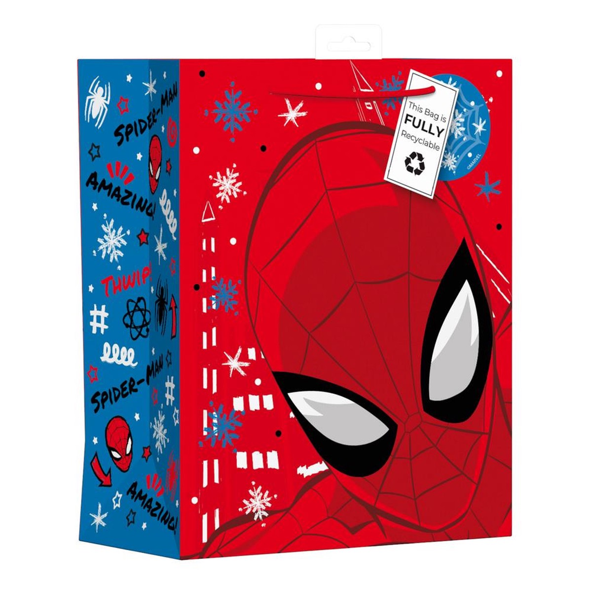 Pack of 6 Marvel Spider-man Large Christmas Gift Bags