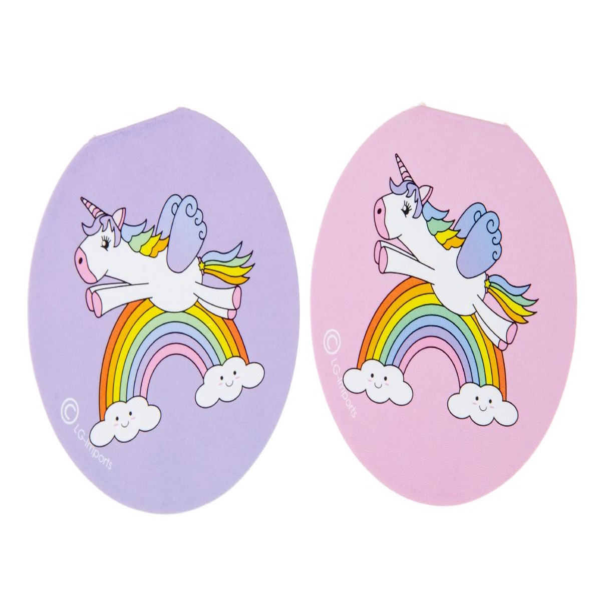 Box of 48 Round Unicorn Design Notebooks 8cm