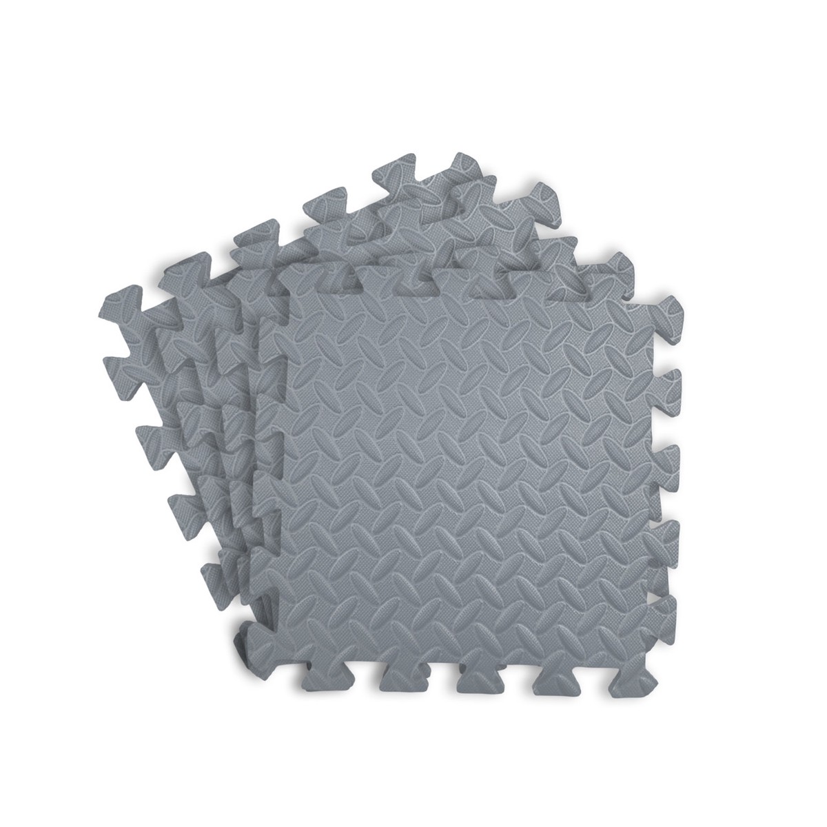 Pack of 4 30x30cm Grey Coloured 1cm Thick EVA Foam Mats