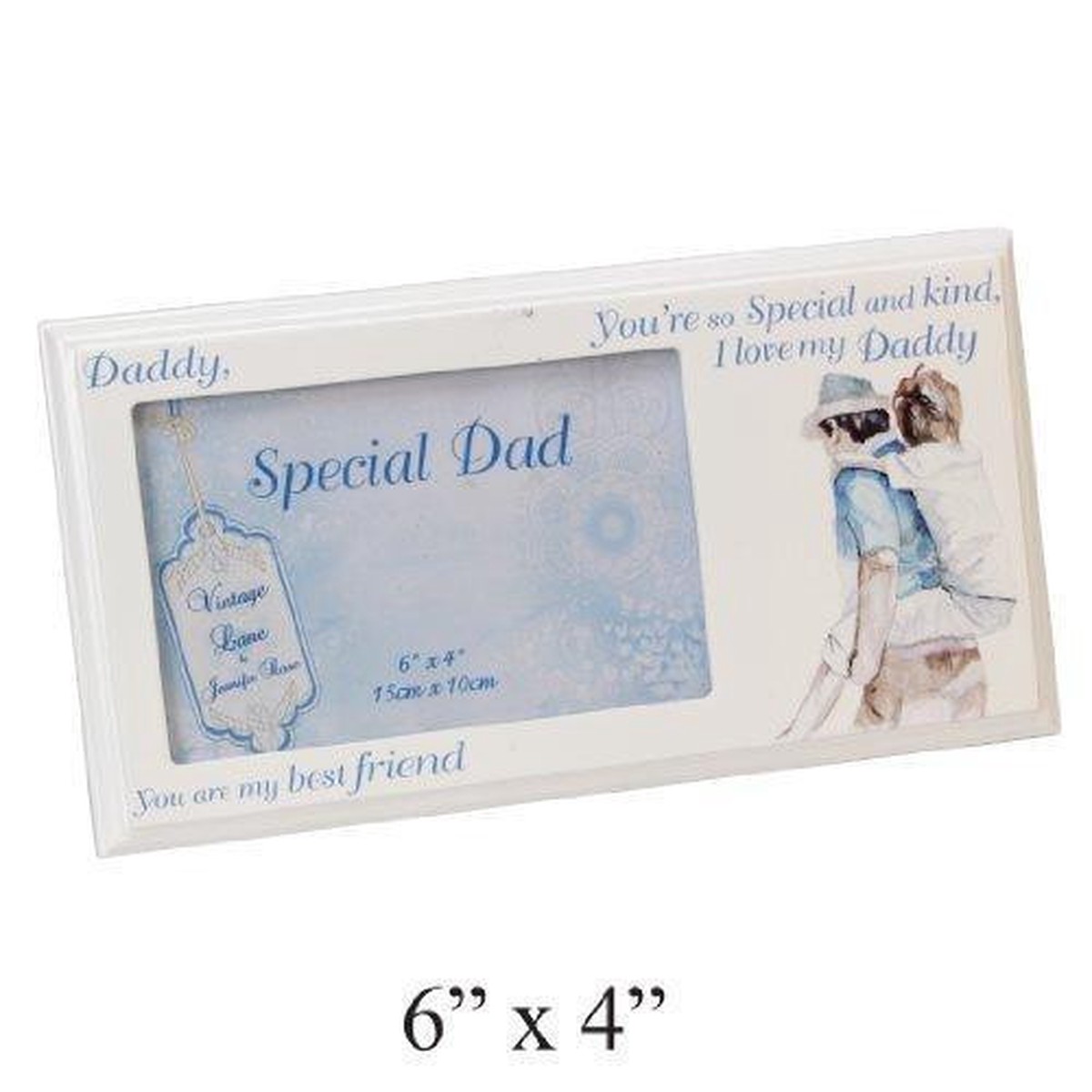 Daddy Photo Frame Vintage Lane by Jennifer Rose