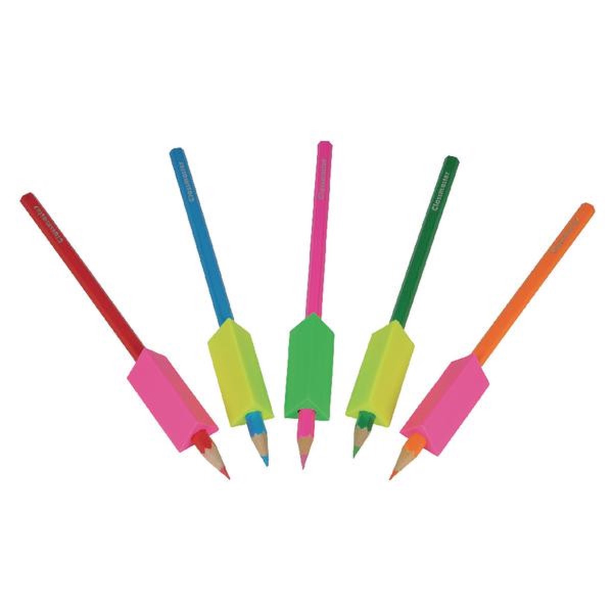 Classmaster Pencil Grips Assorted (Pack of 10)