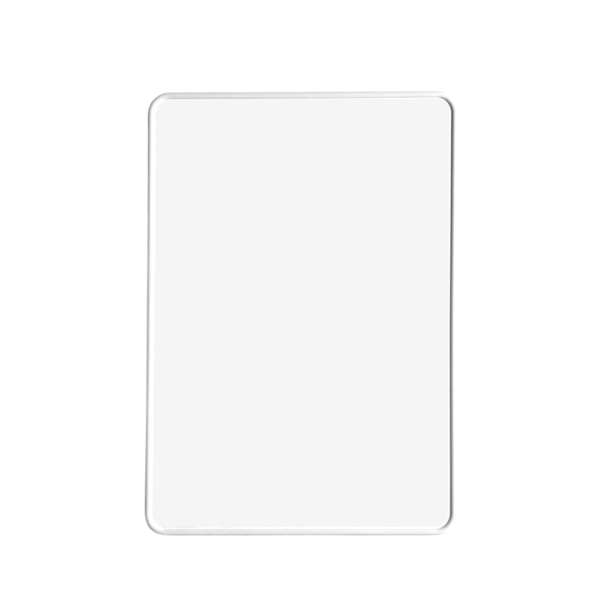 A4 Double Sided Magnetic Erasable MDF Plain Whiteboard With White Border