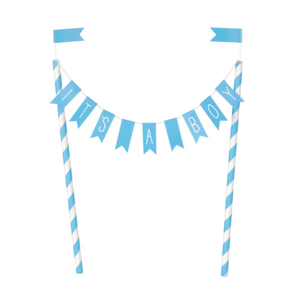 "It's a Boy" Baby Shower Bunting Cake Topper