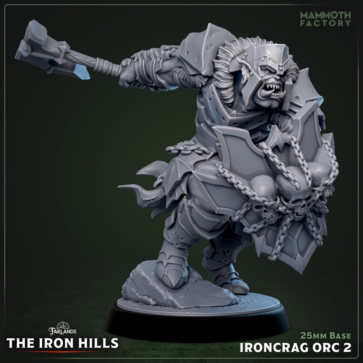Ironcrag Orc: Sculpt 2 (Male Orc Barbarian)
