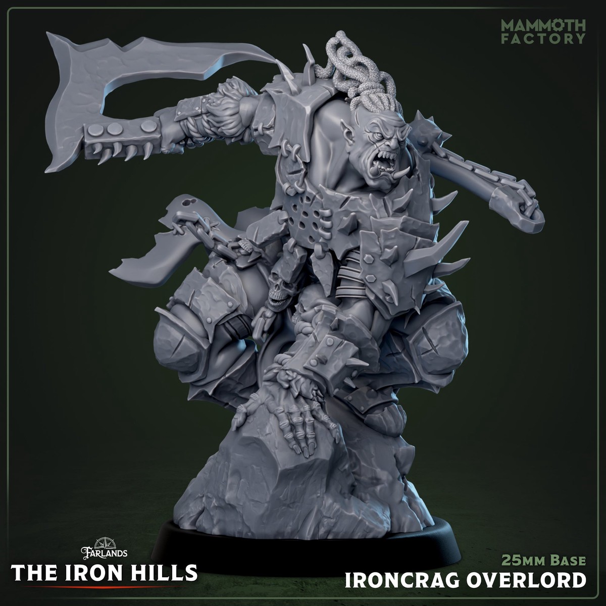 Ironcrag Overlord (Male Orc Barbarian Warlord)