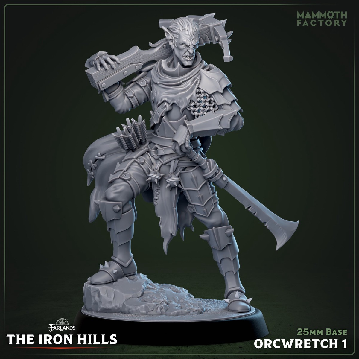 Orcwretch: Sculpt 1 (Male Orc Arbalist)