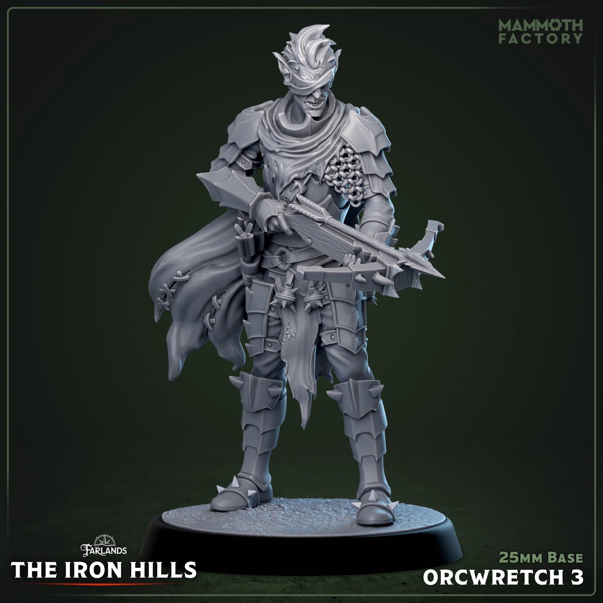Orcwretch: Sculpt 3 (Male Orc Arbalist)
