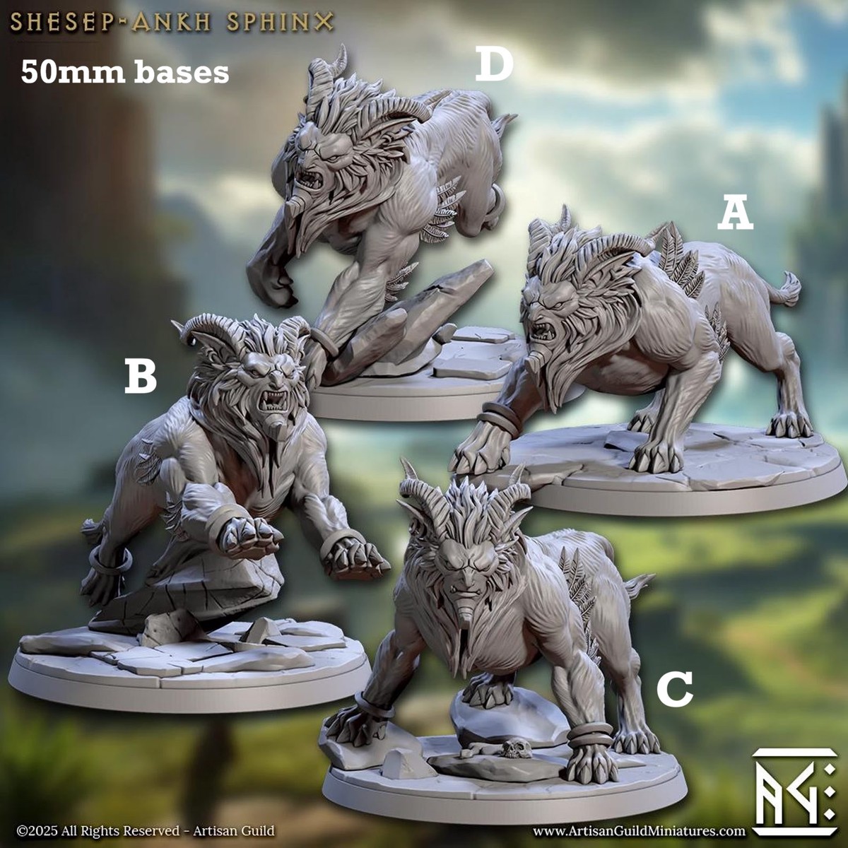 Wild Shesep-Ankh Sphinxes
