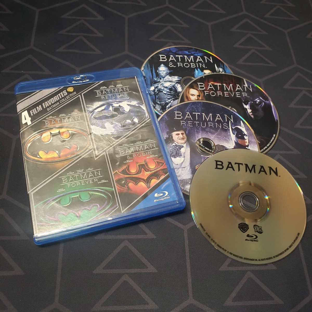 Batman: 4 Film Favorites Set (Blu-Ray)