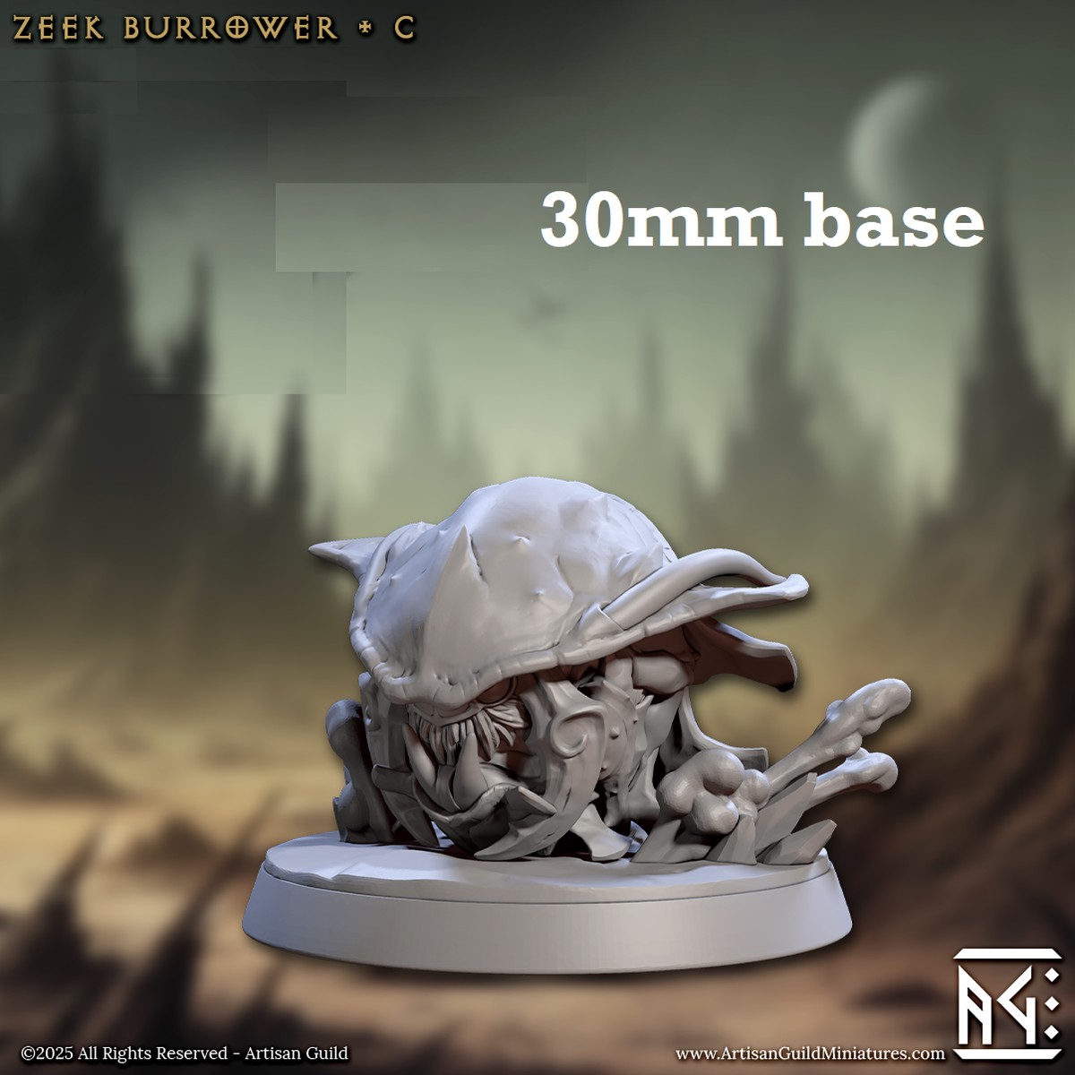 Zeek Burrower: Sculpt C (Trilobite Beast)