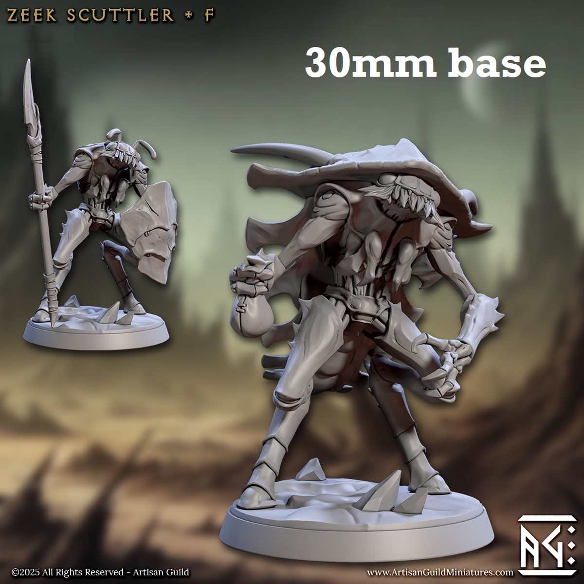 Zeek Scuttler: Sculpt F (Thri-kreen Warrior)