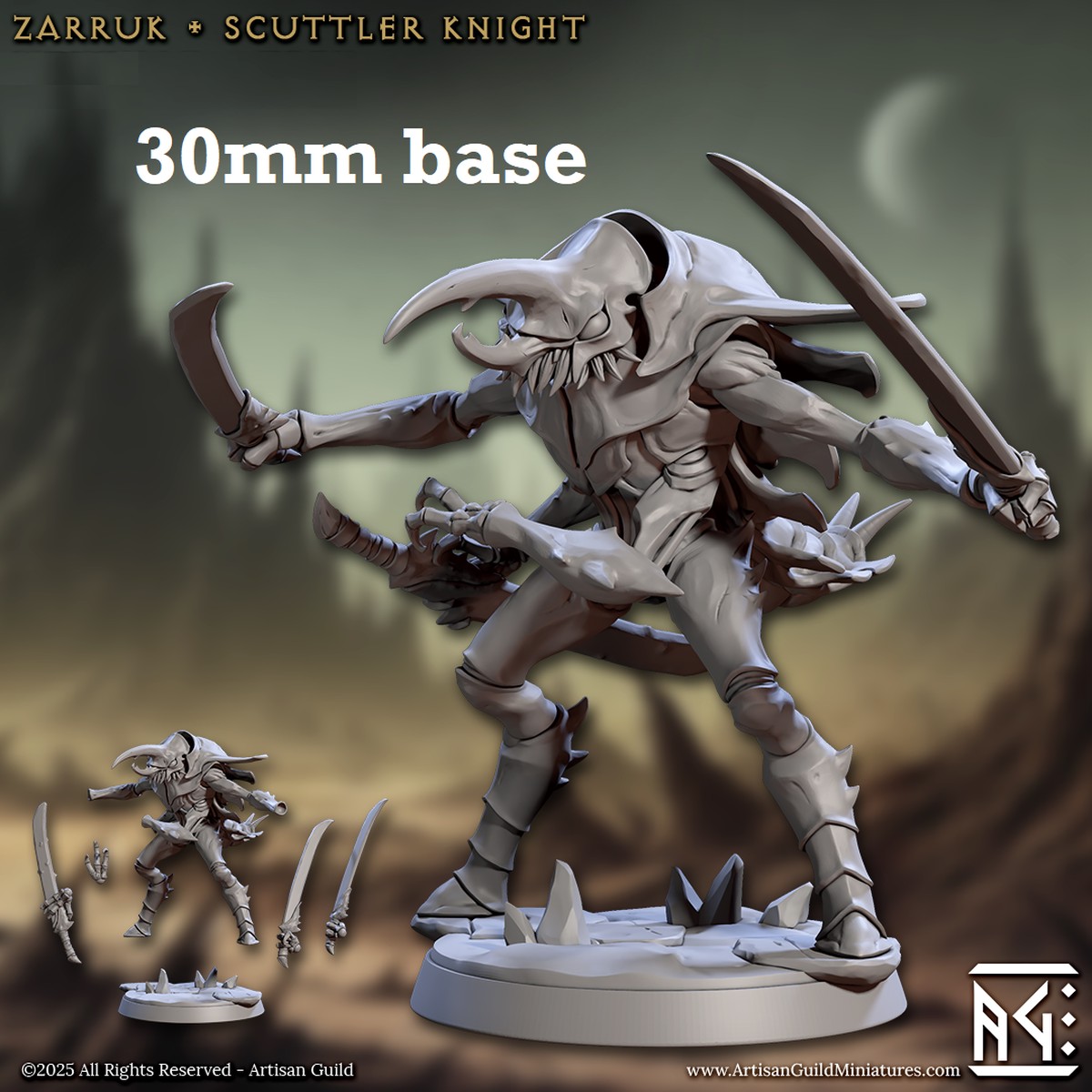 Zarruk, Scuttler Knight (Thri-kreen Samurai)