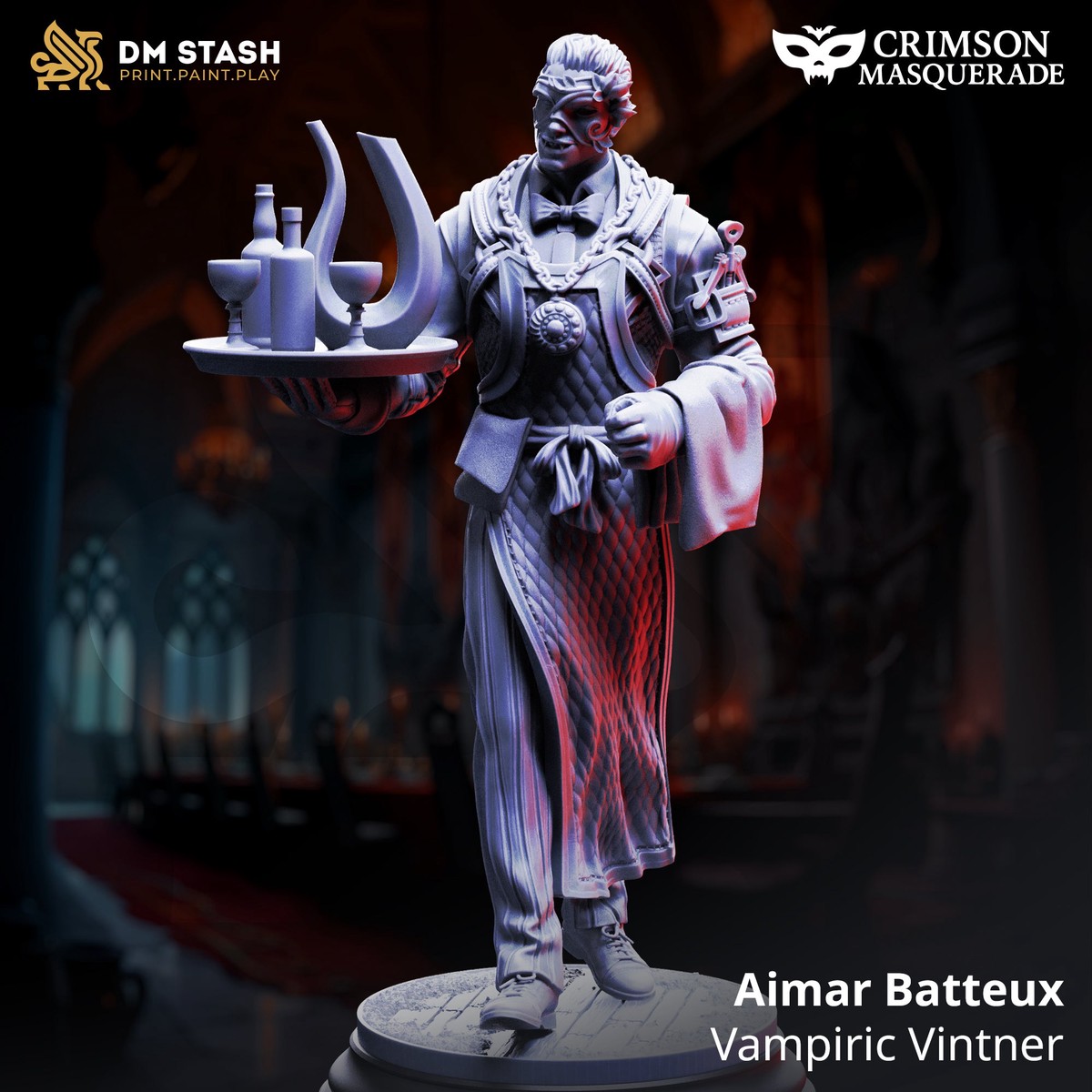 Aimar Batteux, Vampiric Vintner (Male Vampire Sommelier)