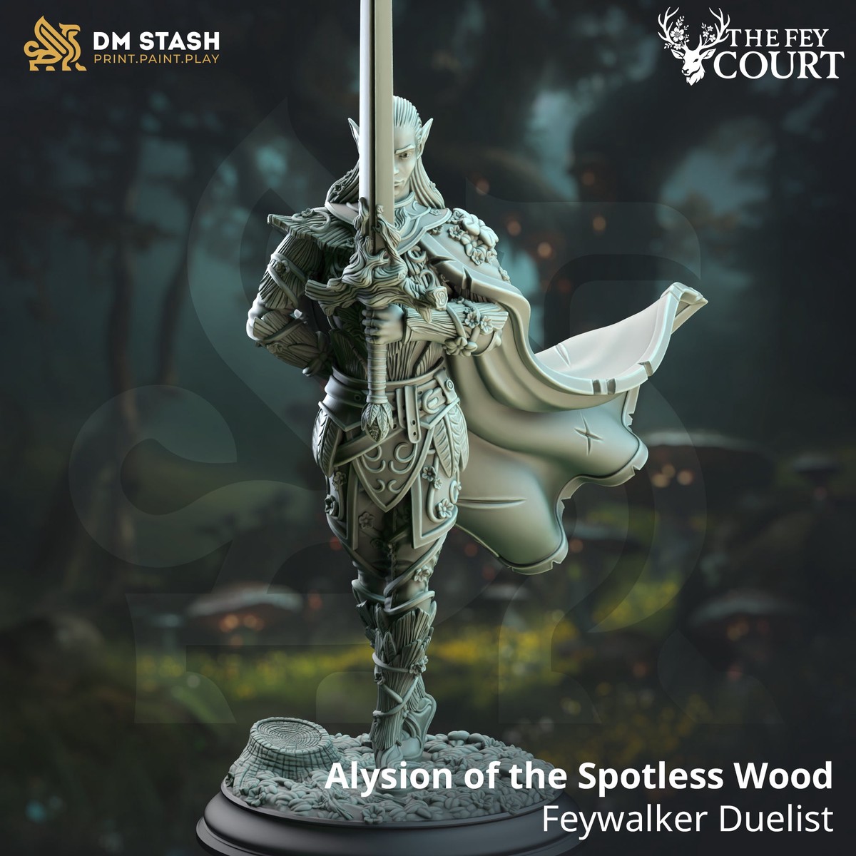 Alysion of the Spotless Wood (Male Feywalker Elf Duelist)