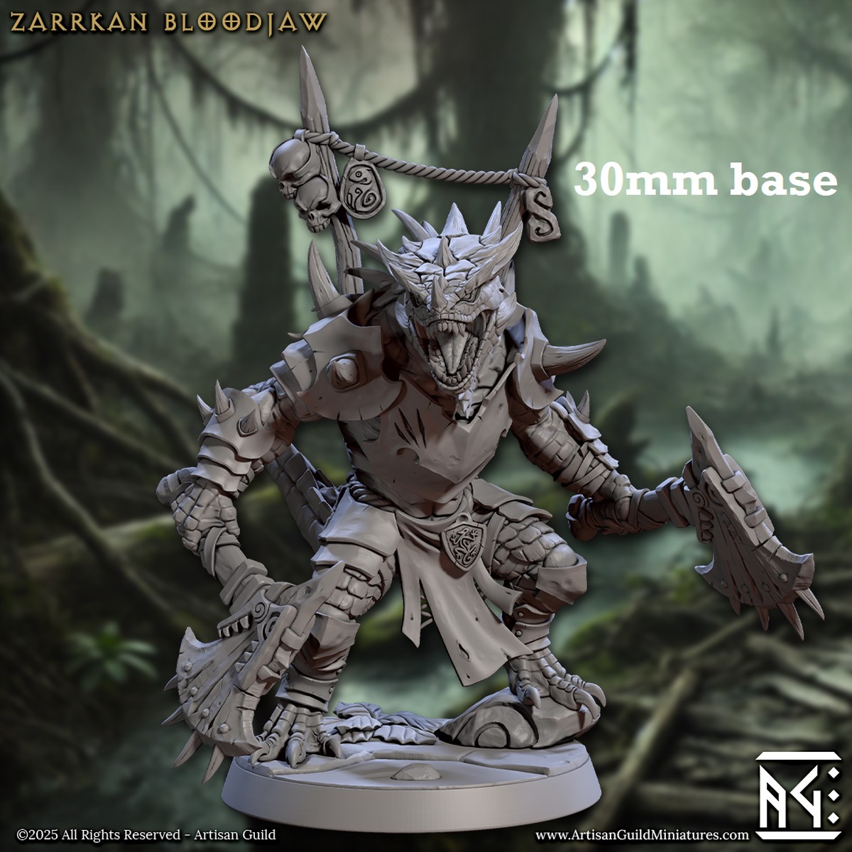 Zarrkan Bloodjaw (Male Lizardfolk Warlord)