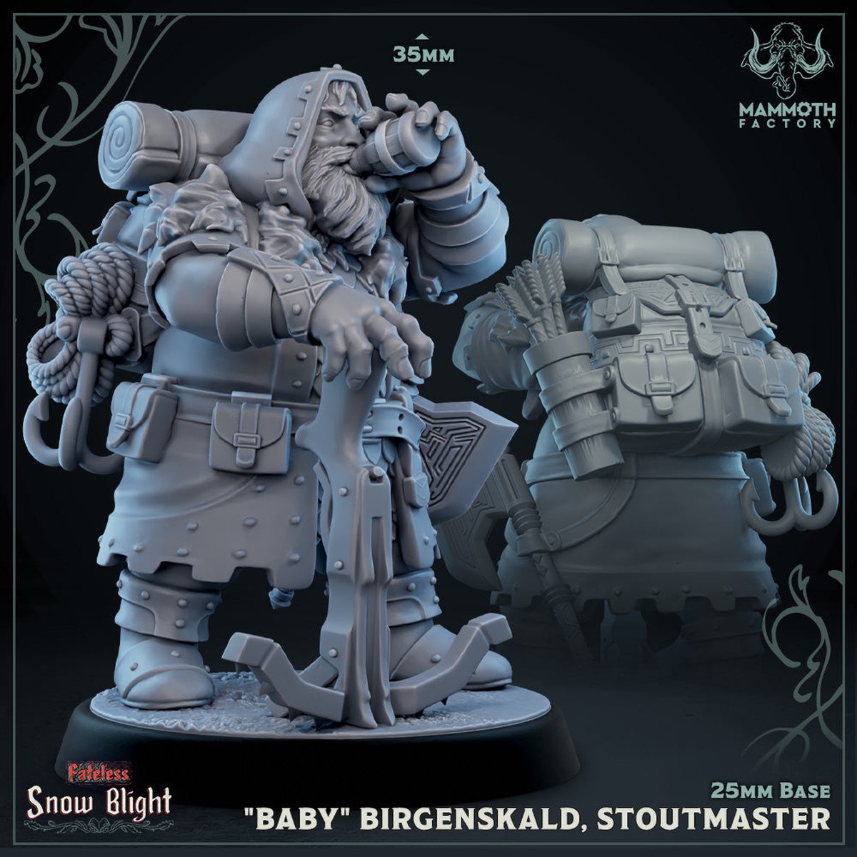 “Baby” Birgenskald, Stoutmaster (Male Dwarf Fighter)