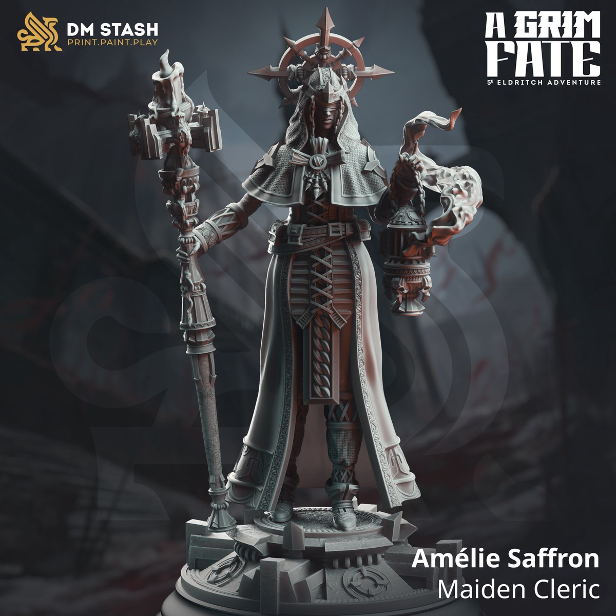 Amlie Saffron, Maiden Cleric (Female Human Cleric)