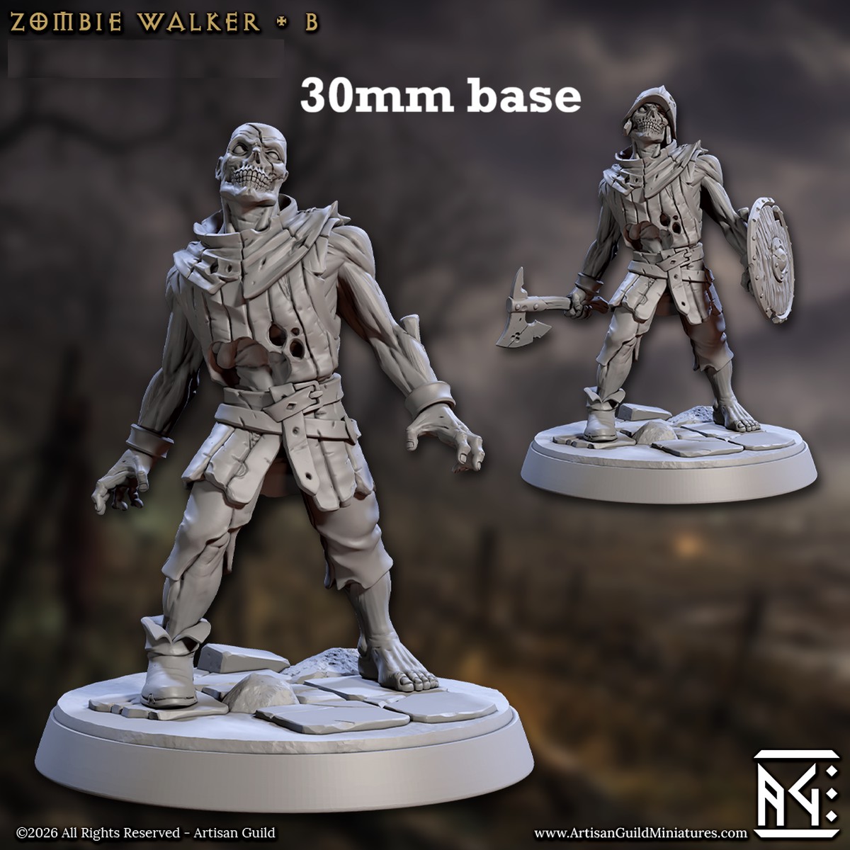 Zombie Walker: Sculpt B (Male Zombie)