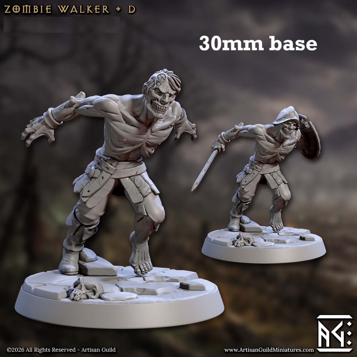 Zombie Walker: Sculpt D (Male Zombie)