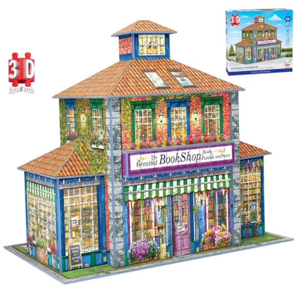 Book Shop 3D puzzle - Eurographics