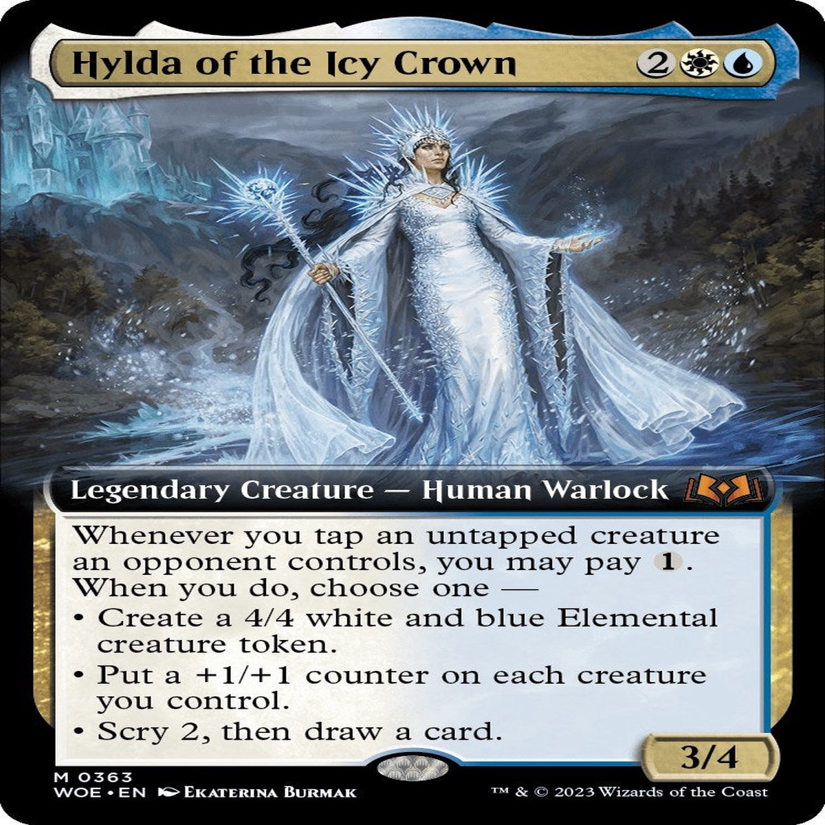 Hylda of the Icy Crown (Extended Art) [WOE - 363]