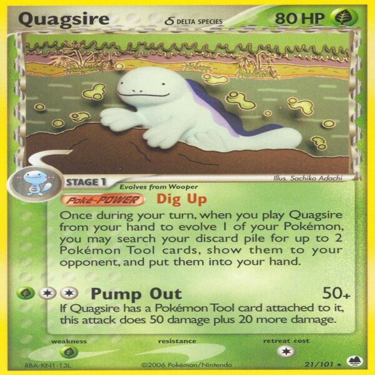Quagsire (Delta Species) [DF - 21/101]